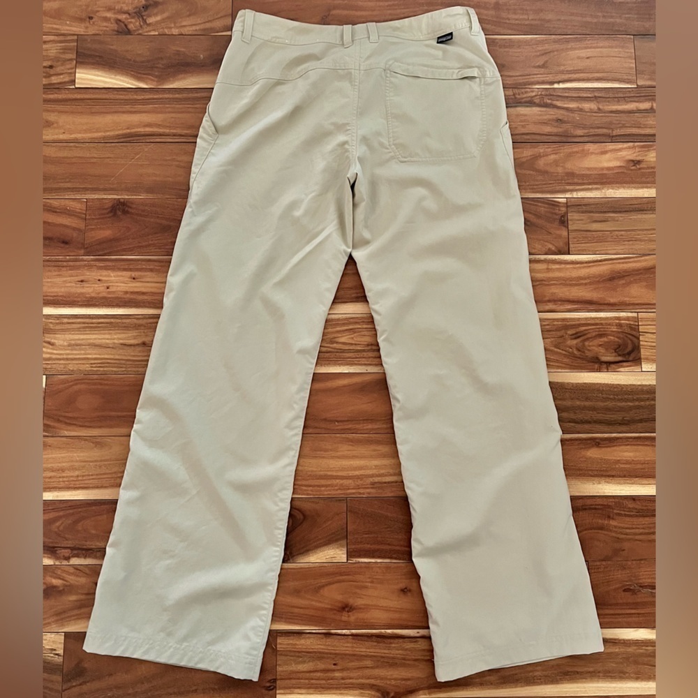 Patagonia Size 8 Quandary Pants Tan Neutral Athleisure Hiking Outdoor Fisherman - Picture 4 of 11